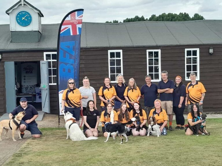 The Flyball team at the championship's